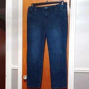 Chico's High Rise Women Jeans - Dark Blue